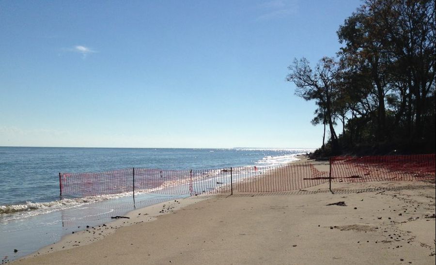 An inspection by a Department of Environment and Heritage Protection (DEHP) coastal engineer has concluded the Toogoom seawall was built to the approved design.
An inspection by a Department of Environment and Heritage Protection (DEHP) coastal engineer has concluded the Toogoom seawall was built to the approved design.