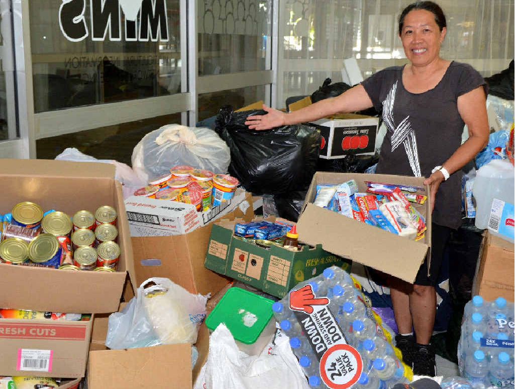 Cynthia Cash is amazed by the generosity of the Gympie community.