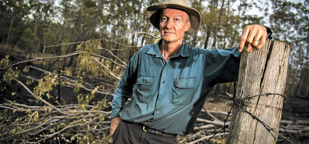 BURNT OUT: Dealing with fires, droughts and floods are all in a farmer’s day’s work for Jonathan Mann and his family. BURNT OUT: Dealing with fires, droughts and floods are all in a farmer’s day’s work for Jonathan Mann and his family.