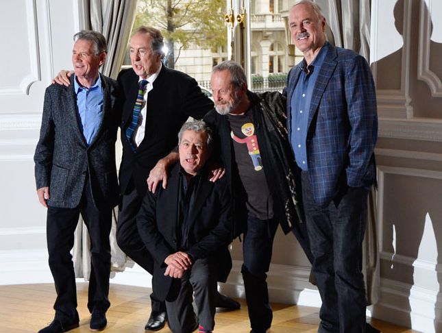 The Monty Python team. The Monty Python team.