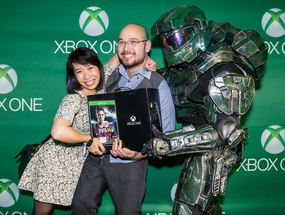 The first people in Australia to collect their Xbox One were Francis King and Angela Tran, a couple who were also amongst the first Australians to pre order the console, locking in their purchase with EB Games, Top Ryde almost two years ago. The first people in Australia to collect their Xbox One were Francis King and Angela Tran, a couple who were also amongst the first Australians to pre order the console, locking in their purchase with EB Games, Top Ryde almost two years ago.