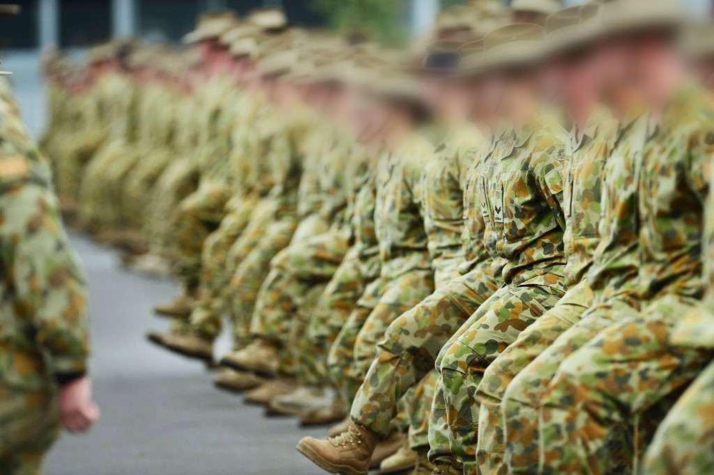 Australian Defence Force personnel. Australian Defence Force personnel.