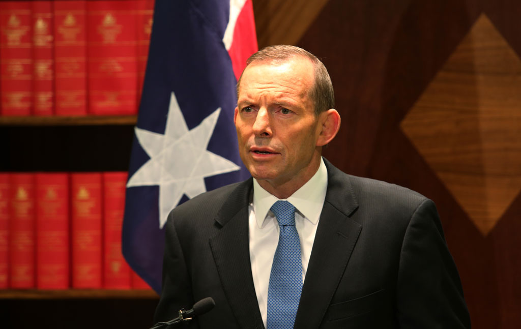 Mr Abbott addressed Indonesian President Susilo Bambang Yudhoyono's response to a letter sent to him regarding spying allegations. (AAP Image/David Crosling) Mr Abbott addressed Indonesian President Susilo Bambang Yudhoyono's response to a letter sent to him regarding spying allegations. (AAP Image/David Crosling)