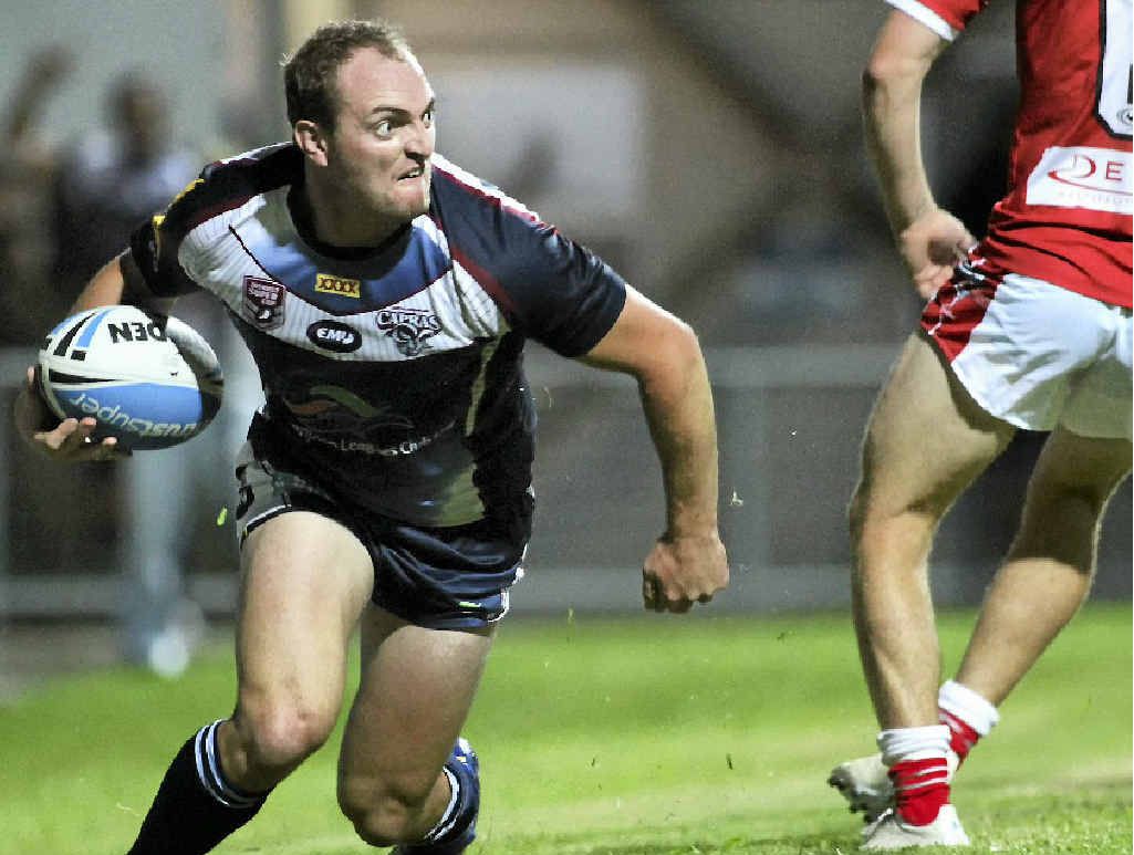 EXPERIENCE: Capras captain Gavin Hiscox who lined up for Italy in the Rugby League World Cup, will return a far better player, according to club official Walson Carlos. EXPERIENCE: Capras captain Gavin Hiscox who lined up for Italy in the Rugby League World Cup, will return a far better player, according to club official Walson Carlos.