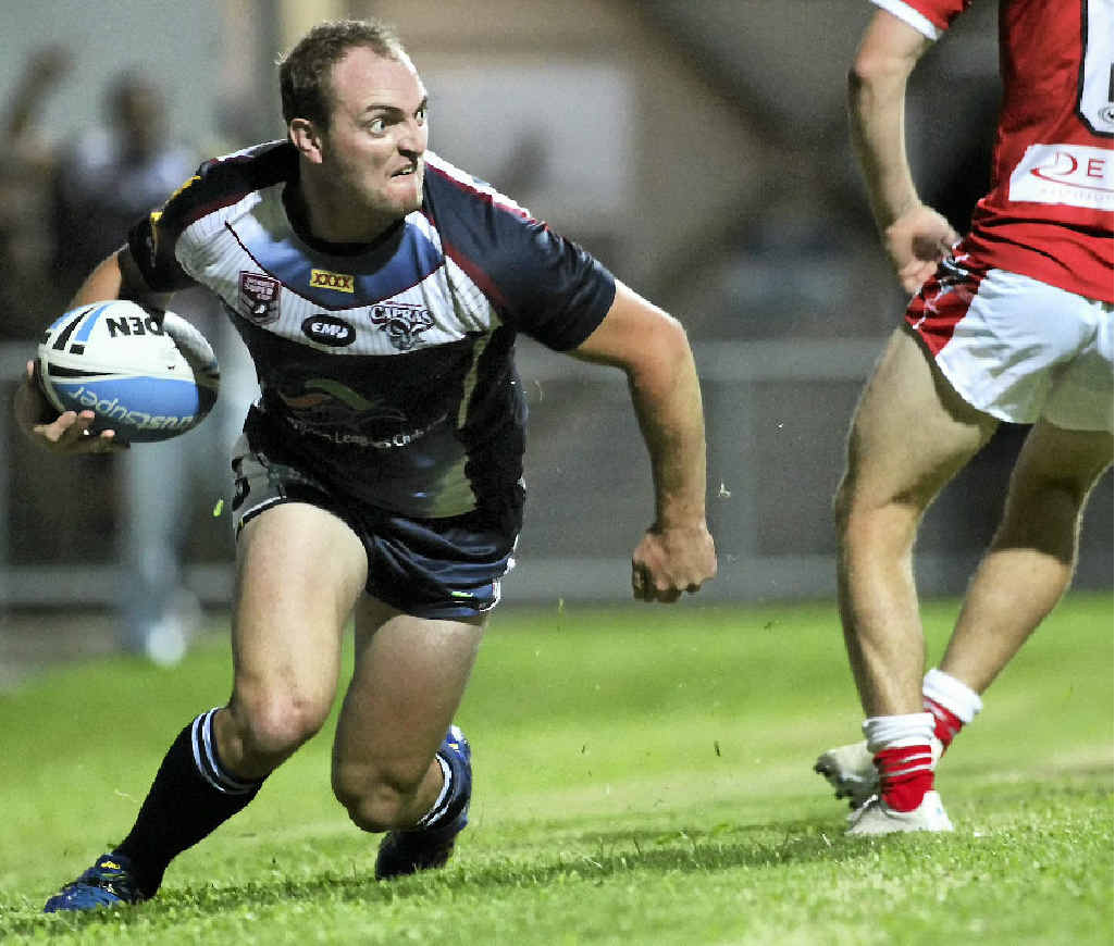 EXPERIENCE: Capras captain Gavin Hiscox who lined up for Italy in the Rugby League World Cup, will return a far better player, according to club official Walson Carlos. EXPERIENCE: Capras captain Gavin Hiscox who lined up for Italy in the Rugby League World Cup, will return a far better player, according to club official Walson Carlos.