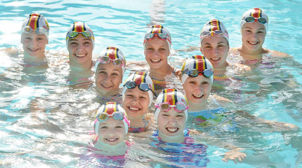 HAPPY QUALIFIERS: Western Aquatics swimmers Ella Ramsay, Ella Lane, Gracie Albion, Zoe Hill, Lilli Albion, Mackenzie Enchelmaier, Chloe Eather, Jenna Downing, Mikaela Gallaher and Mikayla Nugent are among the club’s competitors preparing for the state titles. HAPPY QUALIFIERS: Western Aquatics swimmers Ella Ramsay, Ella Lane, Gracie Albion, Zoe Hill, Lilli Albion, Mackenzie Enchelmaier, Chloe Eather, Jenna Downing, Mikaela Gallaher and Mikayla Nugent are among the club’s competitors preparing for the state titles.