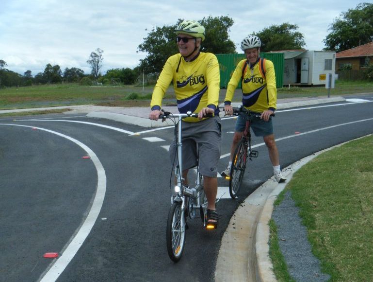 Toowoomba Bicycle Users Group members Hugh Wilson (front) and David Allworth ride the city’s streets. Toowoomba Bicycle Users Group members Hugh Wilson (front) and David Allworth ride the city’s streets.