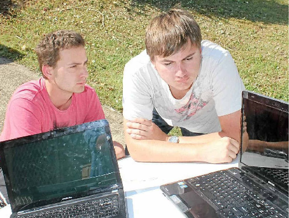 THE CALM BEFORE... North Coast Storm Chasers Dylan Bingham and Antonio Parancin want a better radar. THE CALM BEFORE... North Coast Storm Chasers Dylan Bingham and Antonio Parancin want a better radar.