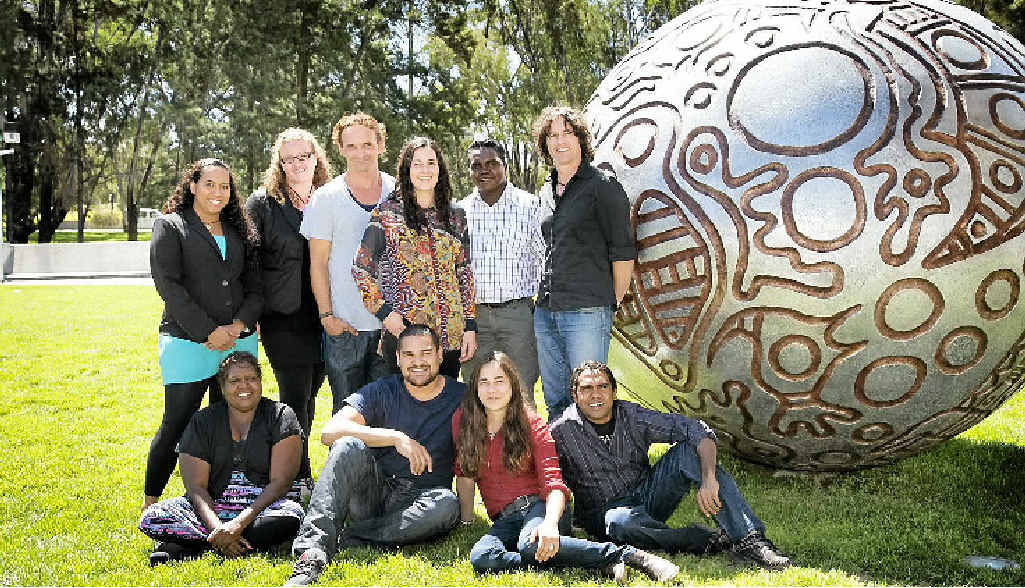 LEARNING EXPERIENCE: Participants in the Wesfarmers Arts Indigenous Leadership Program, including Byron Bay’s Anthony Walker, at the National Gallery. LEARNING EXPERIENCE: Participants in the Wesfarmers Arts Indigenous Leadership Program, including Byron Bay’s Anthony Walker, at the National Gallery.