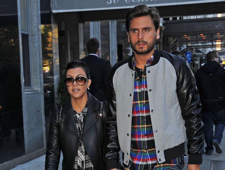 Scott Disick and Kourtney Kardashian.