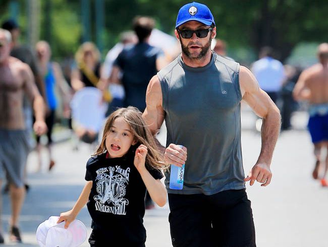 Hugh Jackman with his daughter Ava. Hugh Jackman with his daughter Ava.