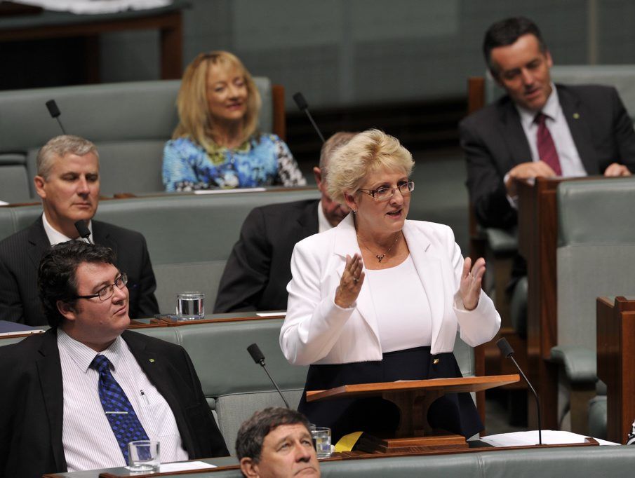 First speech, Michelle Landry MP,(QLD Capricornia Nat) House of Reps Parliament House Canberra 5 December 2013. Photo Contributed First speech, Michelle Landry MP,(QLD Capricornia Nat) House of Reps Parliament House Canberra 5 December 2013. Photo Contributed