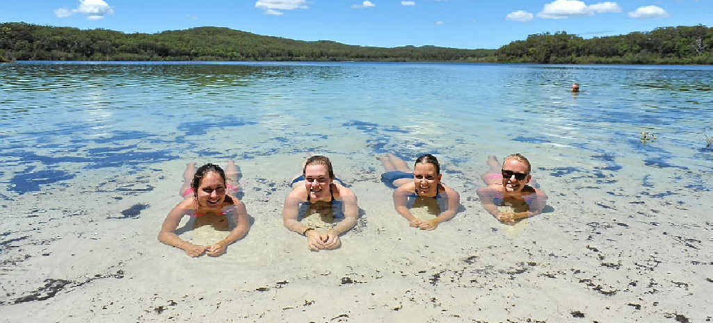 These German tourists on Fraser Island were among 58,000 Europeans to visit the Fraser Coast in the 12 months to September this year. These German tourists on Fraser Island were among 58,000 Europeans to visit the Fraser Coast in the 12 months to September this year.