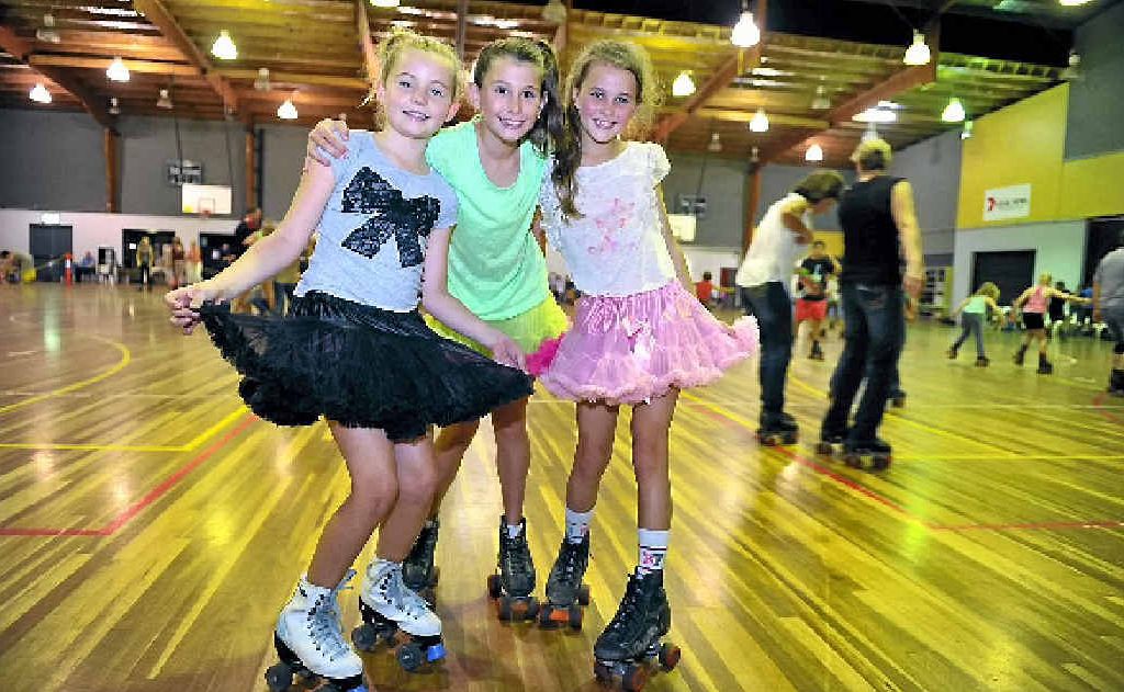 GIRL POWER: Skaters are gearing up for the final Gladstone PCYC roller disco. GIRL POWER: Skaters are gearing up for the final Gladstone PCYC roller disco.
