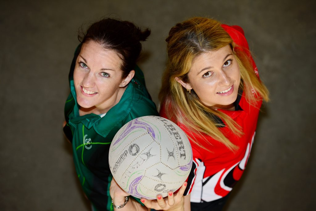 Fury's goal shooter Angela Horn vs Colts Ninjas goal shooter Renee Williams, who are playing in the Premier League netball grand final tomorrow night. Photo Sharyn O'Neill / The Morning Bulletin Fury's goal shooter Angela Horn vs Colts Ninjas goal shooter Renee Williams, who are playing in the Premier League netball grand final tomorrow night. Photo Sharyn O'Neill / The Morning Bulletin