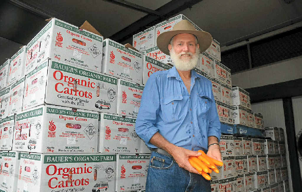 ALL NATURAL: Rob Bauer is passionate about his organic vegetables. ALL NATURAL: Rob Bauer is passionate about his organic vegetables.