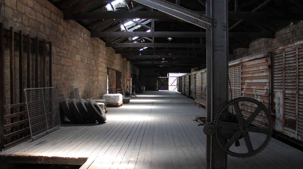 POTENTIAL: Inside the old goods shed at the Warwick Railway Station, which could work as a new venue for the Warwick Art Gallery or even a cafe. POTENTIAL: Inside the old goods shed at the Warwick Railway Station, which could work as a new venue for the Warwick Art Gallery or even a cafe.