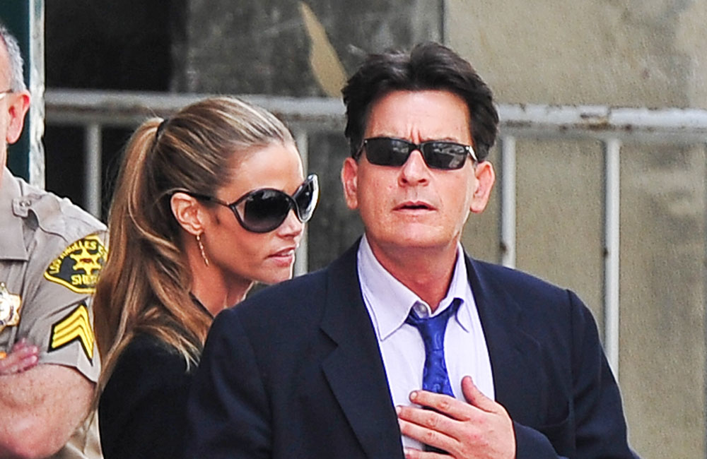 Charlie Sheen and Denise Richards. Charlie Sheen and Denise Richards.