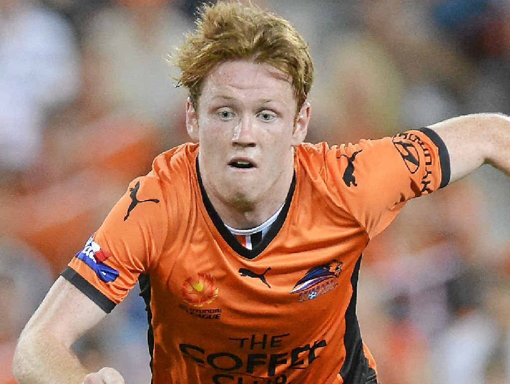 RISING STAR: Corey Brown has become the Roar’s preferred left-sided defender. RISING STAR: Corey Brown has become the Roar’s preferred left-sided defender.