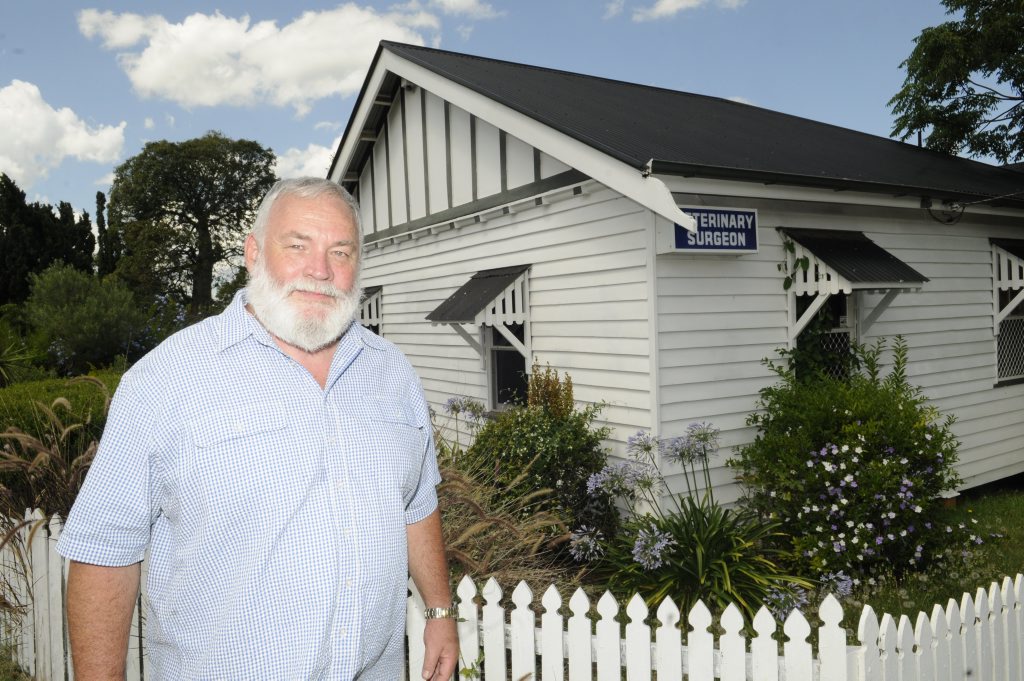 Vet Bob Doneley wants people to stop dropping sick and injured animals at his former surgery at the intersection of West and South Sts. Vet Bob Doneley wants people to stop dropping sick and injured animals at his former surgery at the intersection of West and South Sts.