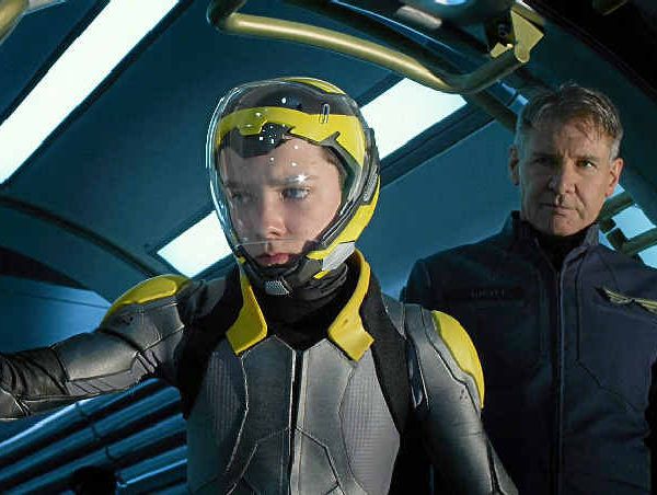 BATTLE FOR SURVIVAL: Asa Butterfield (left) and Harrison Ford in a scene from the movie Ender’s Game. BATTLE FOR SURVIVAL: Asa Butterfield (left) and Harrison Ford in a scene from the movie Ender’s Game.