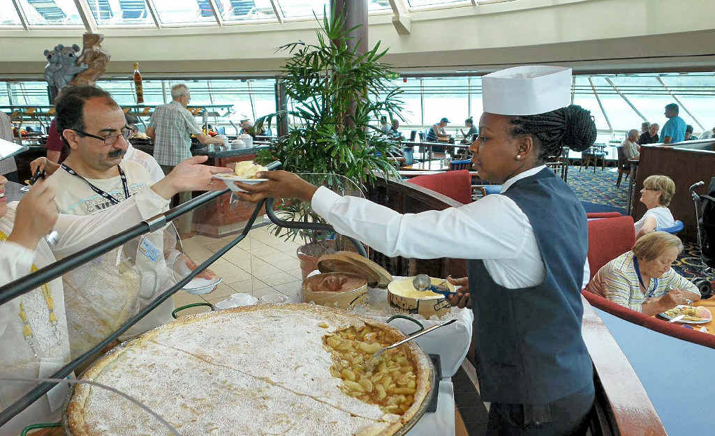 Anyone for apple pie in the Windjammer Cafe? Anyone for apple pie in the Windjammer Cafe?