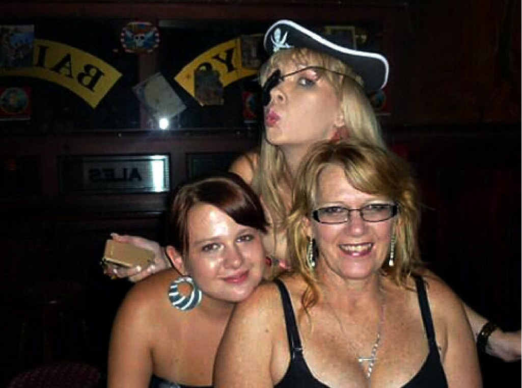 Shandee, Shannah and Vicki Blackburn celebrate Christmas Eve three years ago. Shandee, Shannah and Vicki Blackburn celebrate Christmas Eve three years ago.