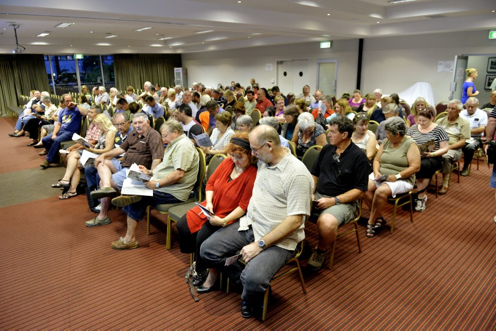 SIGNING UP: Gathering hears a flood class action update. SIGNING UP: Gathering hears a flood class action update.