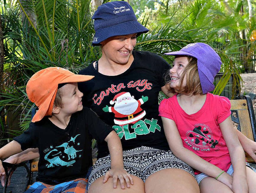 Young Cooper Mason and Stevie Brand know when it is important to say sorry and their teacher Alyse Edmistone encourages it. Young Cooper Mason and Stevie Brand know when it is important to say sorry and their teacher Alyse Edmistone encourages it.