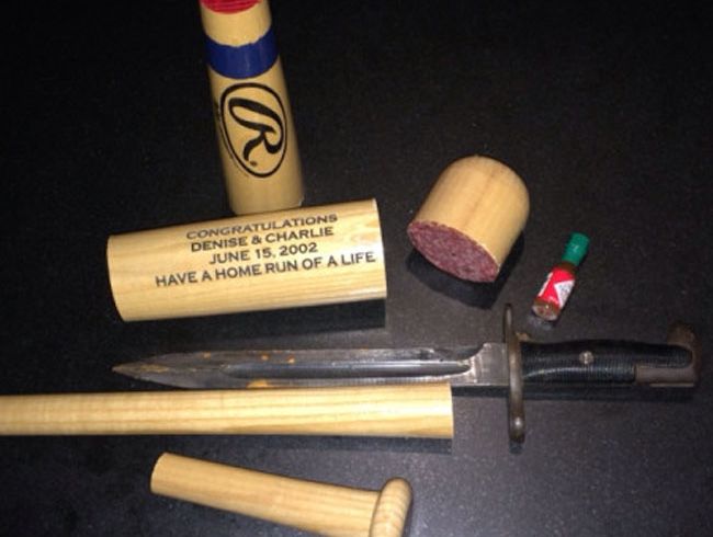 Charlie Sheen destroys his wedding memorabilia.