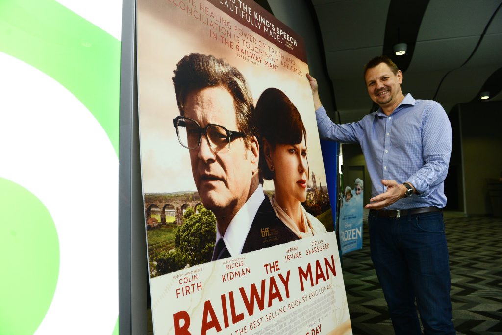 SNEAK PEEK: Limelight Cinemas will host a preview screening of the film The Railway Man on Sunday to raise money for charity. SNEAK PEEK: Limelight Cinemas will host a preview screening of the film The Railway Man on Sunday to raise money for charity.