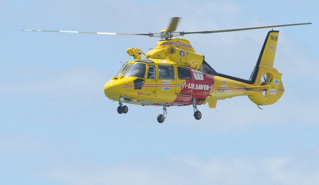 A RESCUE helicopter has been deployed to a near-drowning incident on Fraser Island A RESCUE helicopter has been deployed to a near-drowning incident on Fraser Island