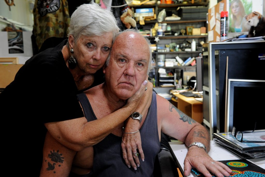 LOUD EXPLOSIONS: Christine Saunders fears for her Vietnam Veteran husband Roger Saunders' health after explosives rattle their home. Photo: Mike Knott / NewsMail LOUD EXPLOSIONS: Christine Saunders fears for her Vietnam Veteran husband Roger Saunders' health after explosives rattle their home. Photo: Mike Knott / NewsMail