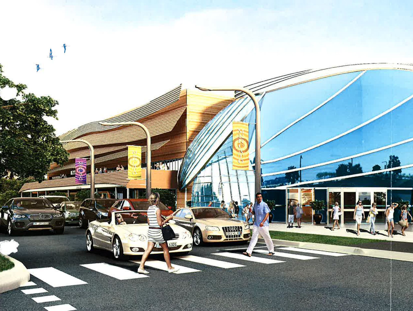 An artist's impression of a development proposed for the cinema/Woolies carpark precinct at Jonson Street, Byron Bay. An artist's impression of a development proposed for the cinema/Woolies carpark precinct at Jonson Street, Byron Bay.