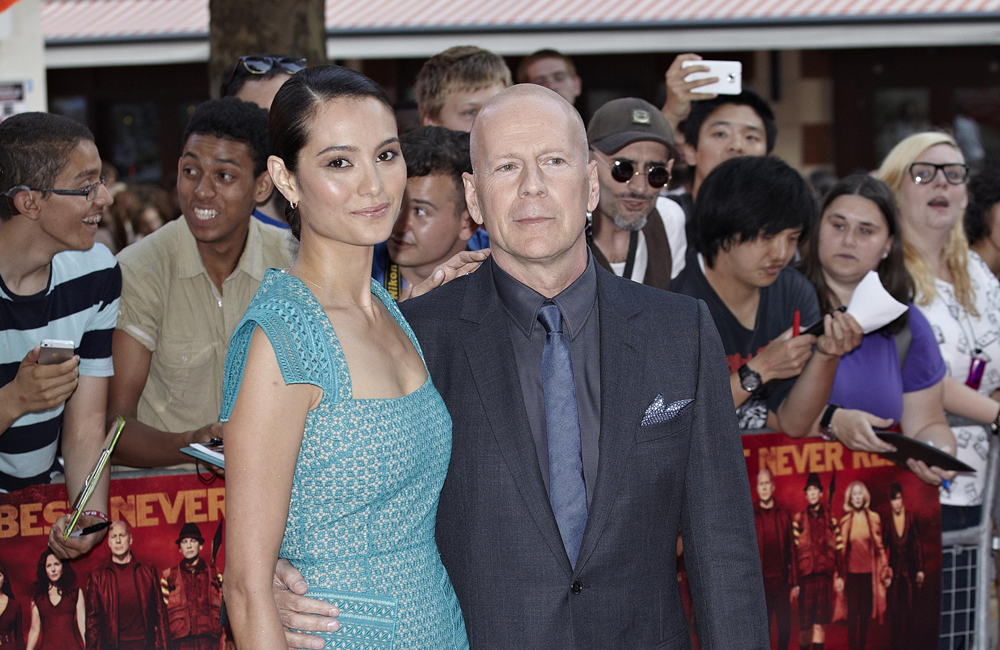 Bruce Willis and Emma Heming. Bruce Willis and Emma Heming.