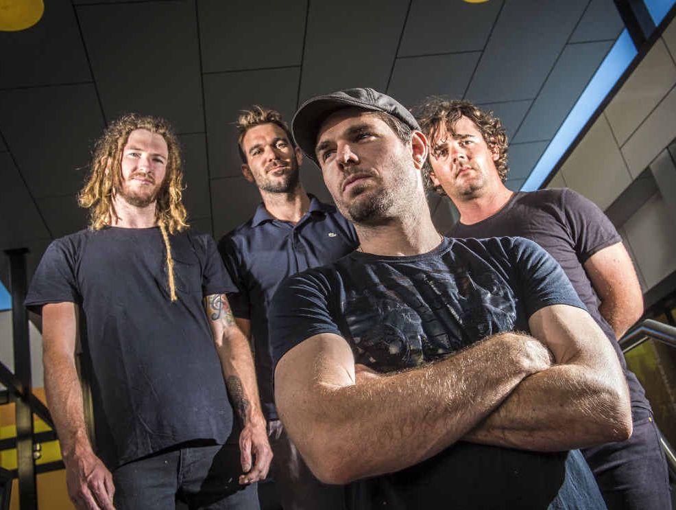 Ben Castles, Matt Green, Nathan Bedford and Scott Rogers of Epidemic Over are reuniting to support Birds of Tokyo at the GECC in February.