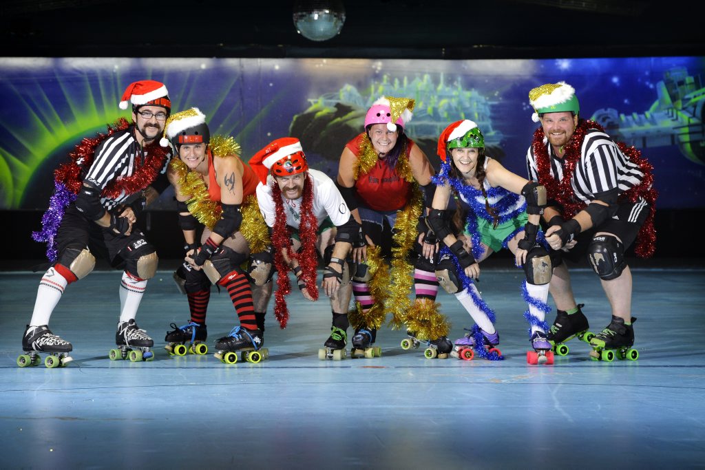 Roller Derby Christmas Carnage on Saturday, 21 December from 7pm at Bundamba Skate Away. Roller Derby Christmas Carnage on Saturday, 21 December from 7pm at Bundamba Skate Away.