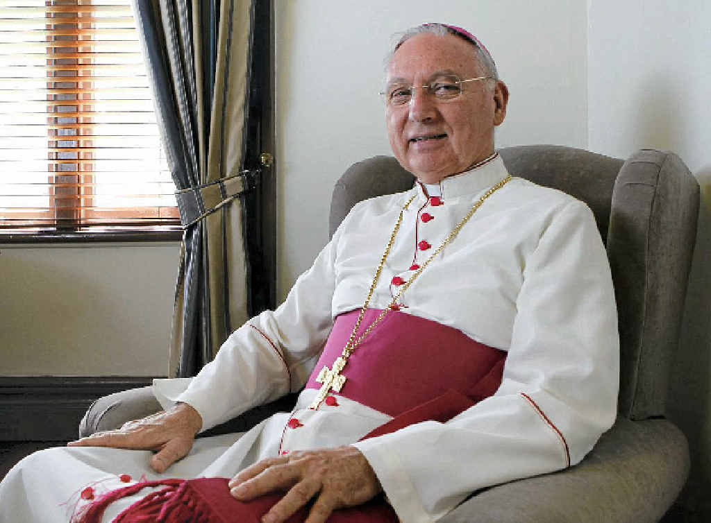 CLAIMED HE WAS UNAWARE: Reverend Geoffrey Jarrett – his Latin is “not perfect”. CLAIMED HE WAS UNAWARE: Reverend Geoffrey Jarrett – his Latin is “not perfect”.