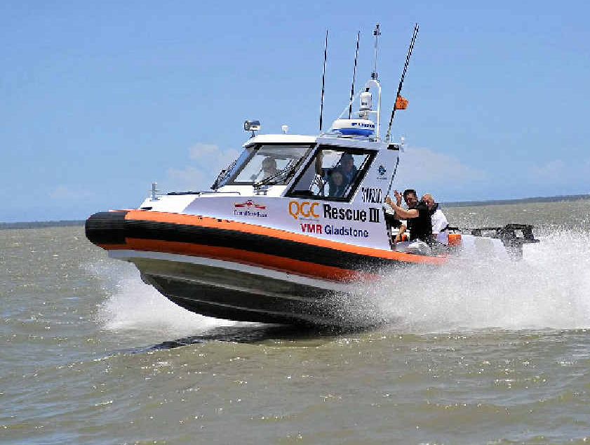 GLADSTONE VMR’s rescue boat - ready to help. GLADSTONE VMR’s rescue boat - ready to help.