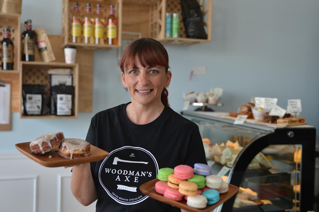Denise Vale of Macaron Emporium creates homemade delights including macarons and dee-nuts (a croissant-type donut). Denise Vale of Macaron Emporium creates homemade delights including macarons and dee-nuts (a croissant-type donut).