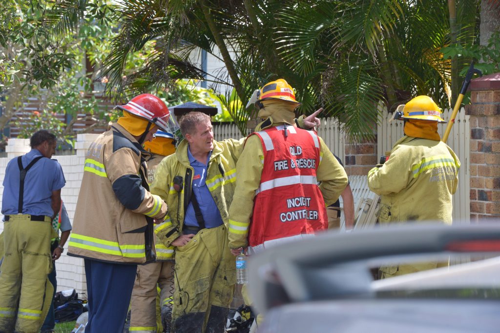 A house fire in Caloundra where a dog died after it was unable to evacuate. Photo: John McCutcheon / Sunshine Coast Daily A house fire in Caloundra where a dog died after it was unable to evacuate. Photo: John McCutcheon / Sunshine Coast Daily