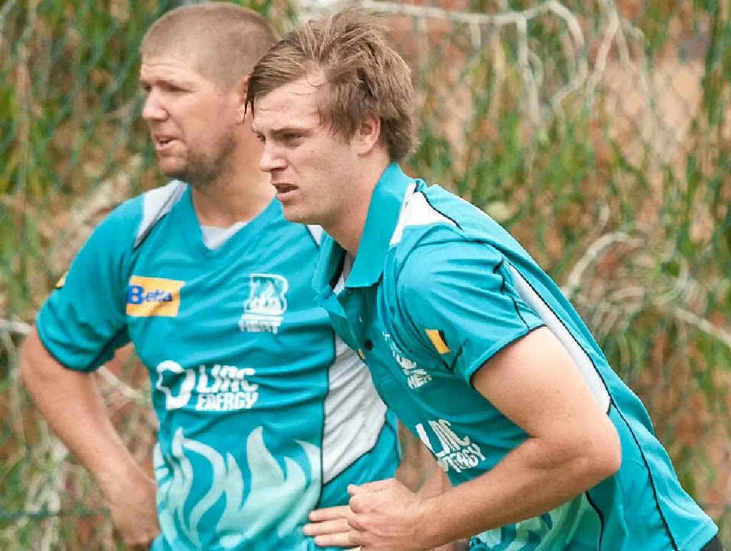 Warwick fast bowler Mark Steketee gets ready to make his mark for the Brisbane Heat in the Big Bash League.
