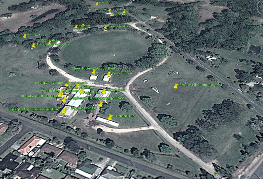 An image from the draft plan of management for the Mullumbimby Showground. An image from the draft plan of management for the Mullumbimby Showground.