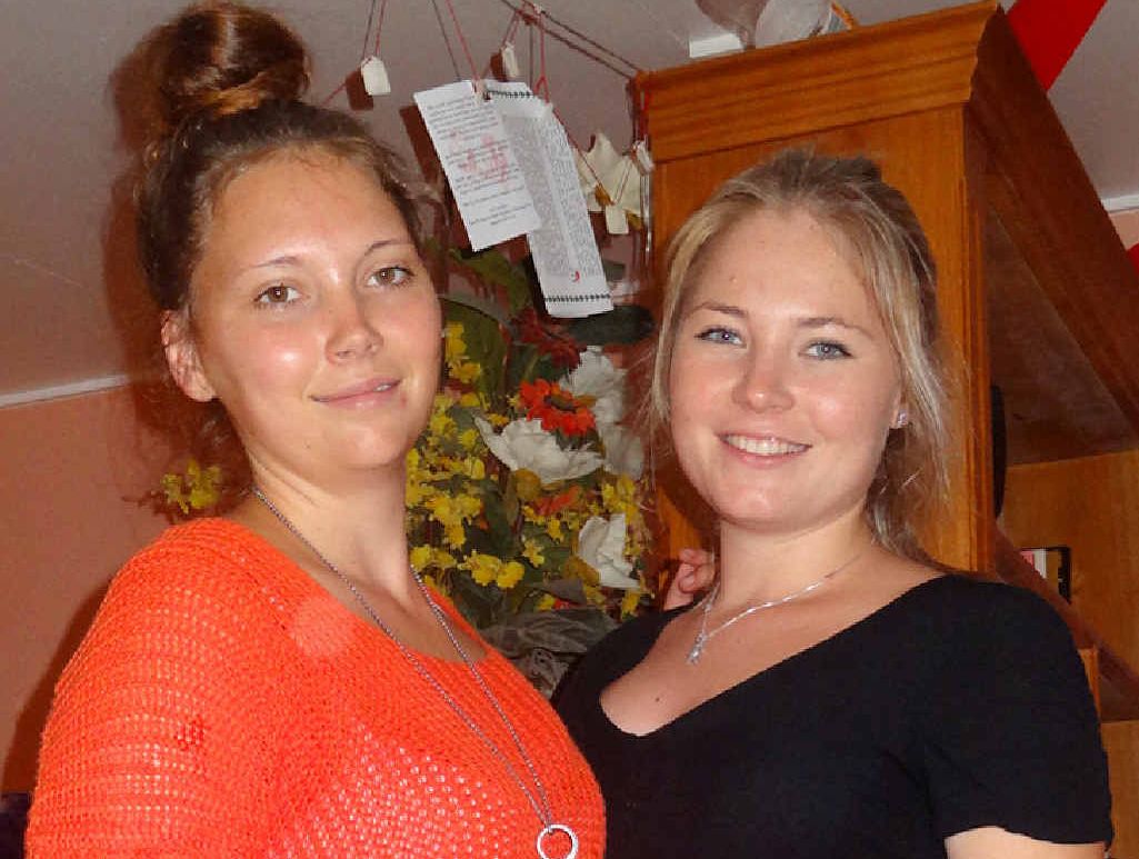 Kym and Skye Krobath are preparing for their trip to Kenya. Kym and Skye Krobath are preparing for their trip to Kenya.