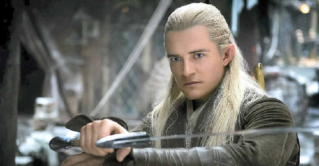 IN THE THICK OF THE ACTION: Orlando Bloom in a scene from the movie The Hobbit: The Desolation of Smaug. IN THE THICK OF THE ACTION: Orlando Bloom in a scene from the movie The Hobbit: The Desolation of Smaug.