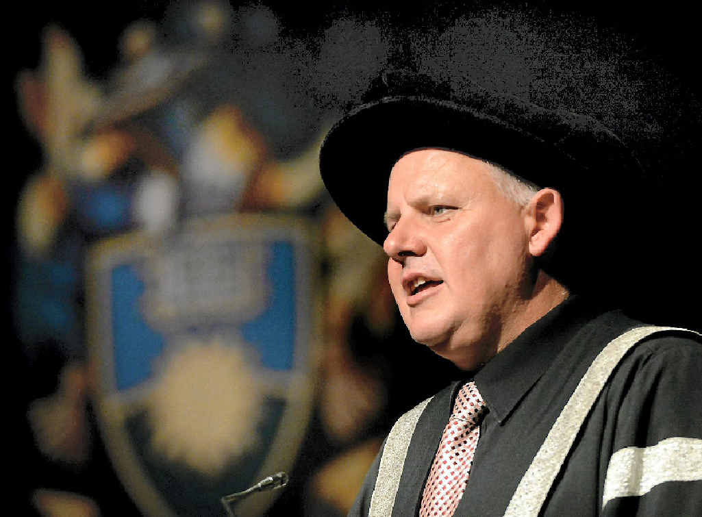 CQU Vice-Chancellor Professor Scott Bowman at a CQ University graduation ceremony. CQU Vice-Chancellor Professor Scott Bowman at a CQ University graduation ceremony.