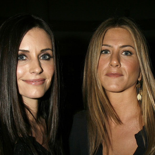 Courteney Cox and Jennifer Aniston Courteney Cox and Jennifer Aniston