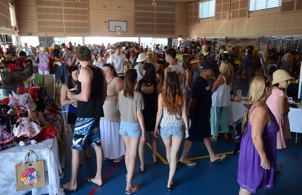 Image for sale: The new site of The Lennox Head Markets at The Lennox Head Community Centre. Photo Patrick Gorbunovs / The Northern Star