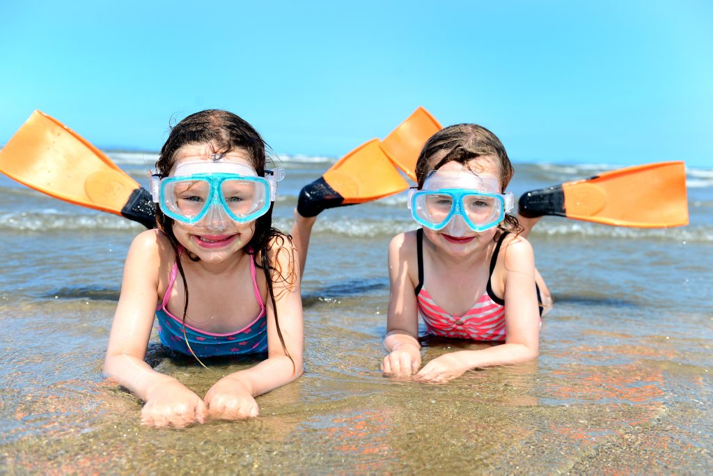Charlie Newham, age 7, and Bailey Newham, age 6, cooling off at Yeppoon Main Beach this week. Charlie Newham, age 7, and Bailey Newham, age 6, cooling off at Yeppoon Main Beach this week.