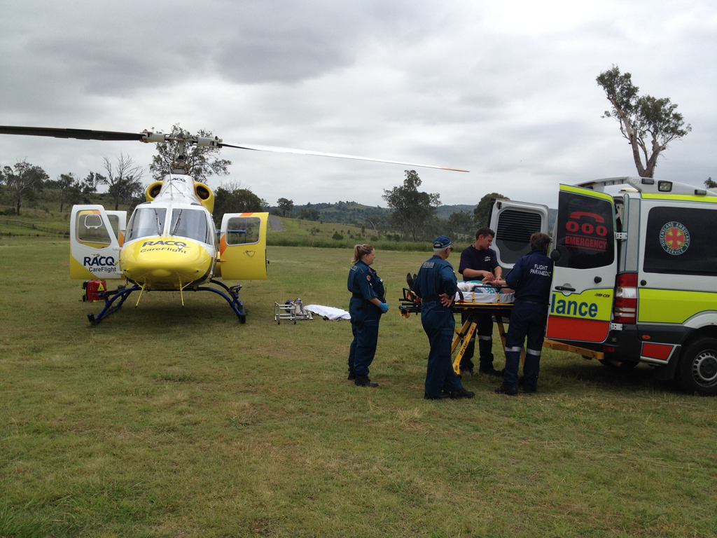 Photo: Courtesy RACQ CareFlight Rescue Photo: Courtesy RACQ CareFlight Rescue